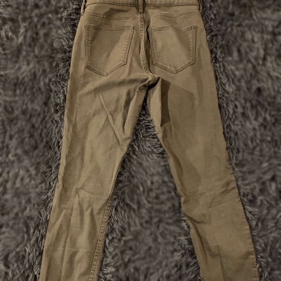 Army Green Skinny Jeans - Picture 2 of 3